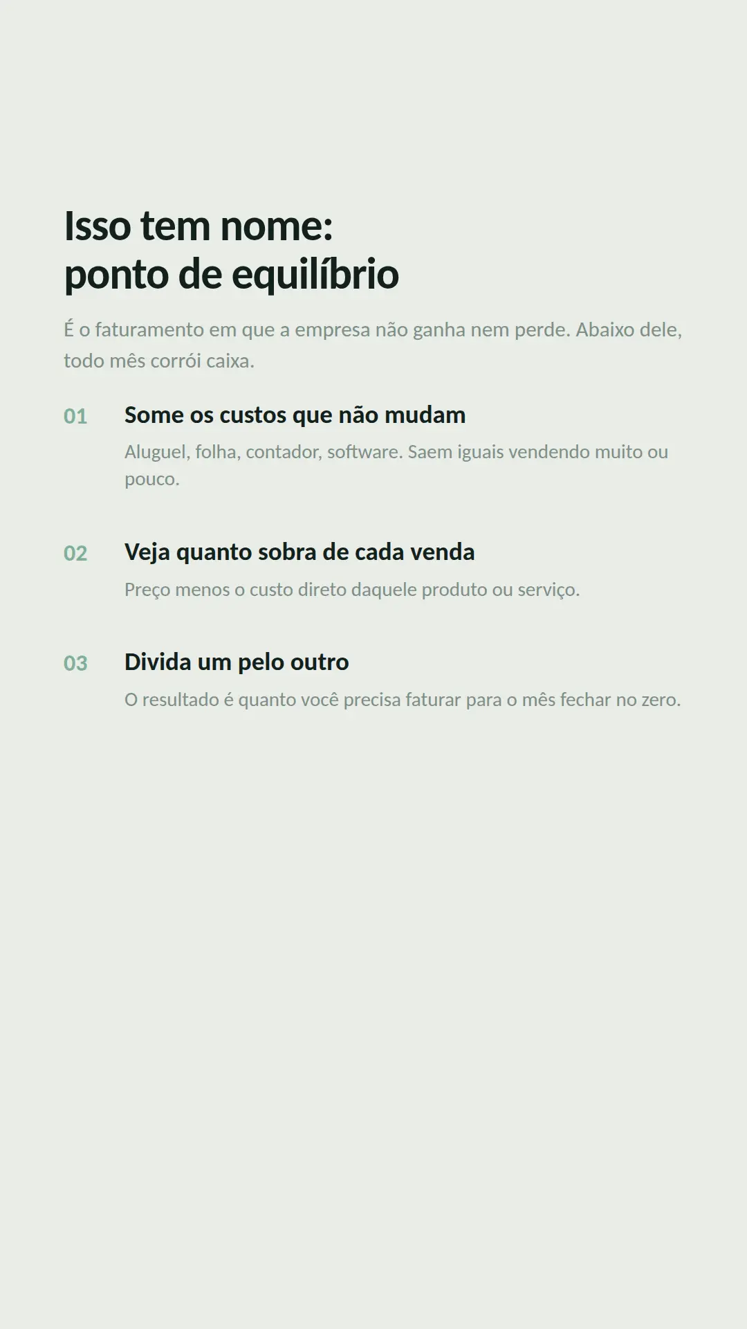 Exemplo de story para Consultoria — tela 2 de 3