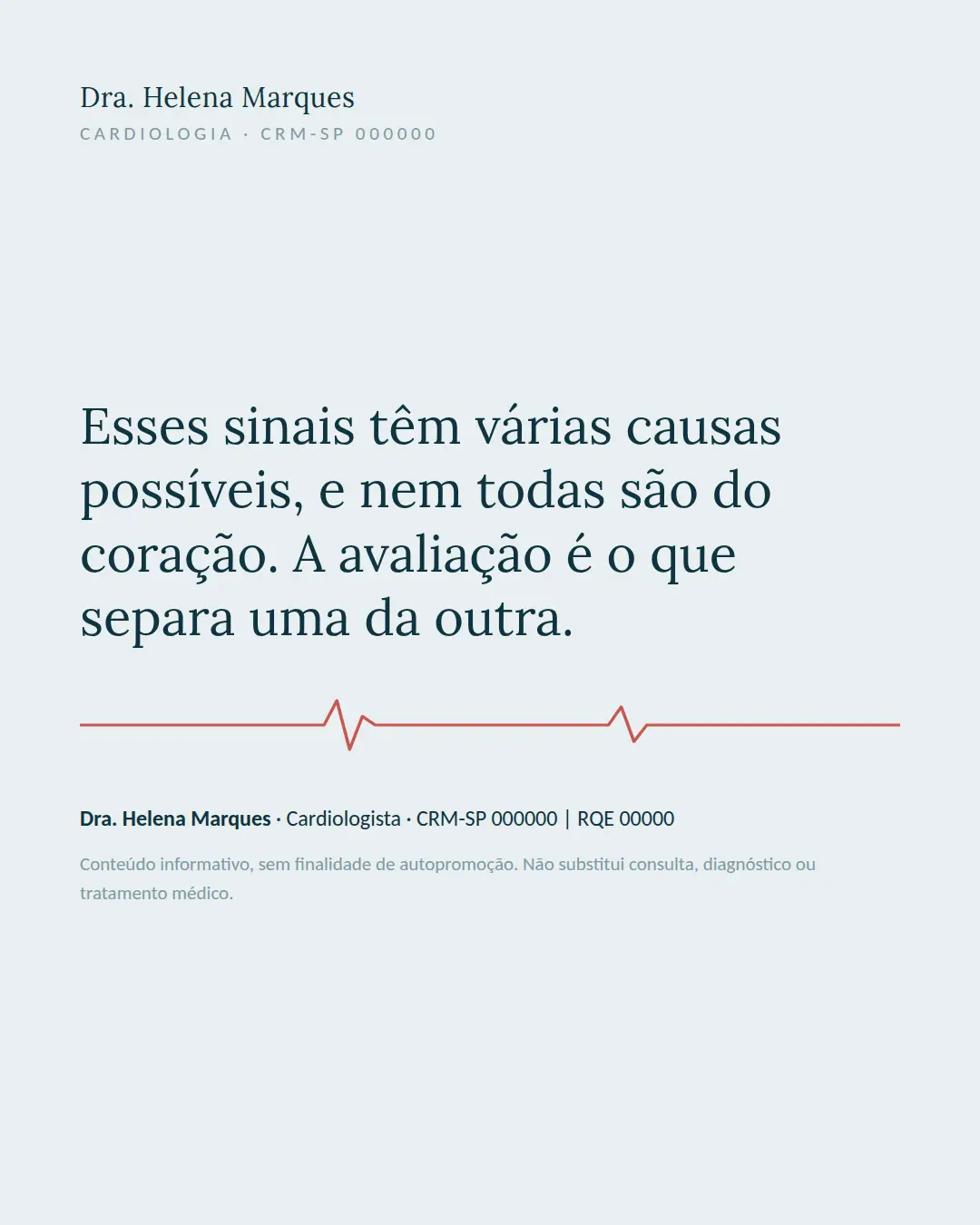 Exemplo de carrossel para Saúde — tela 3 de 3