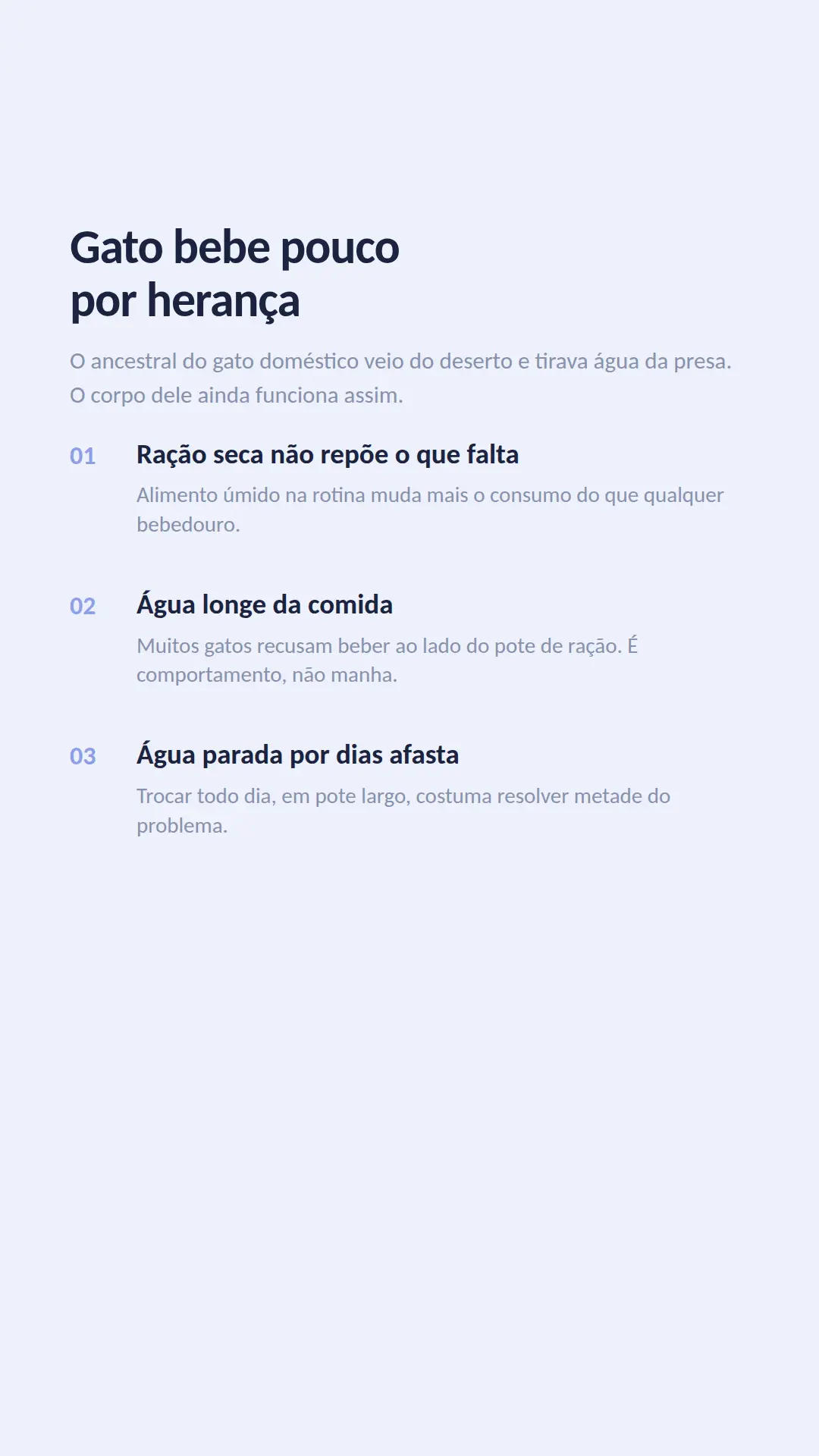 Exemplo de story para Veterinária — tela 2 de 3