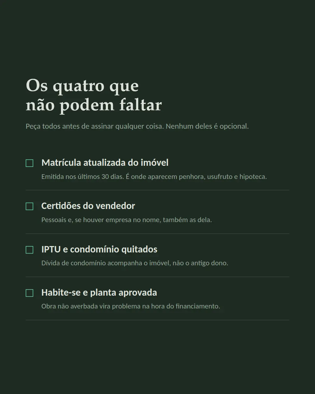 Exemplo de carrossel para Imobiliária — tela 2 de 3