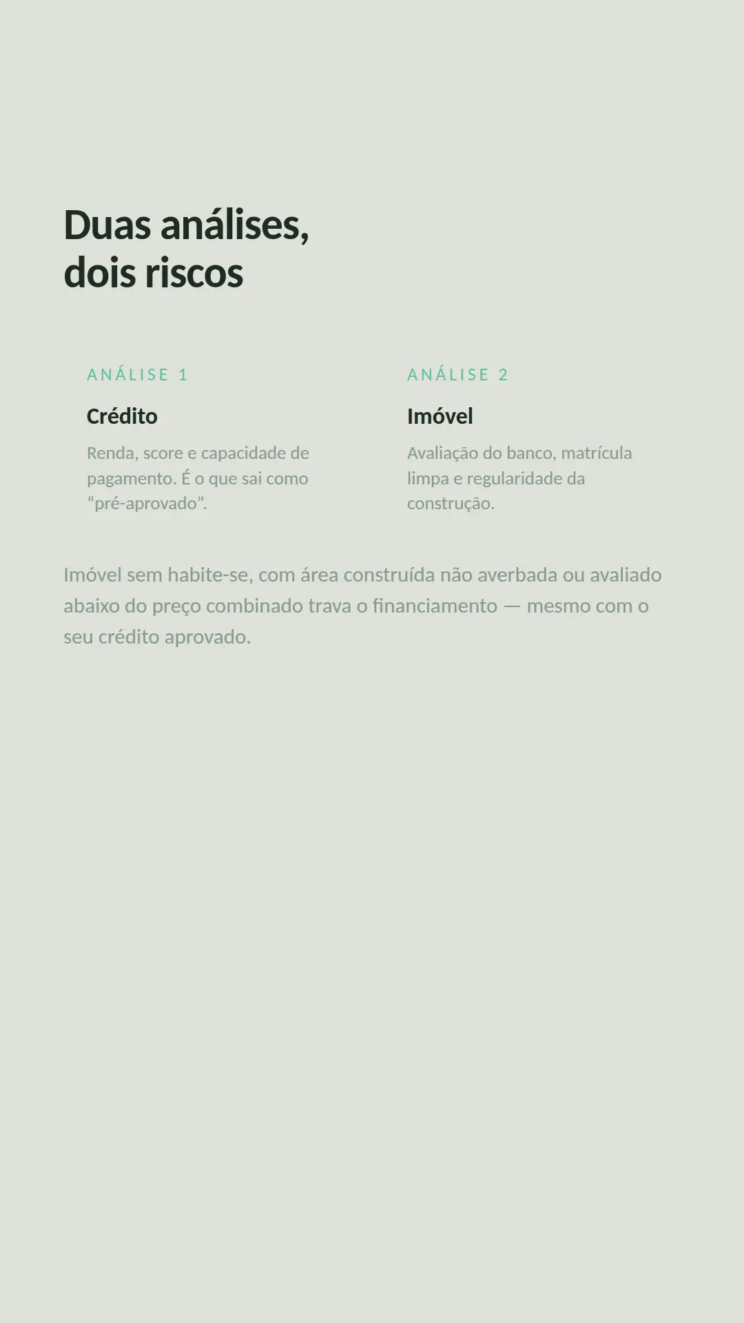Exemplo de story para Imobiliária — tela 2 de 3