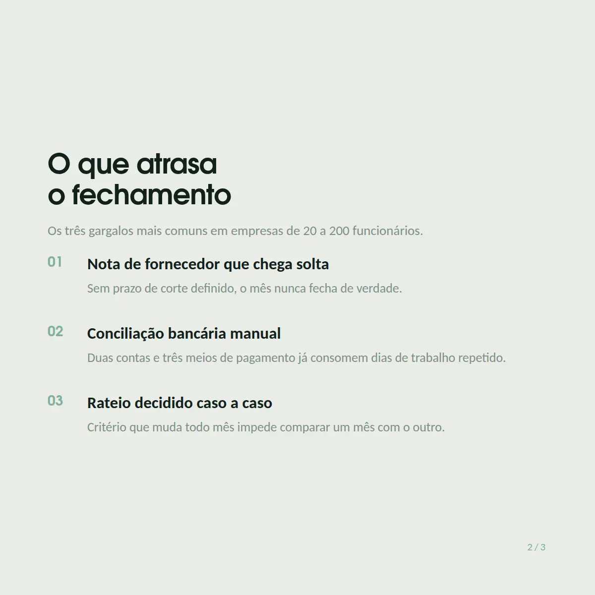 Exemplo de post de LinkedIn para Consultoria — tela 2 de 3