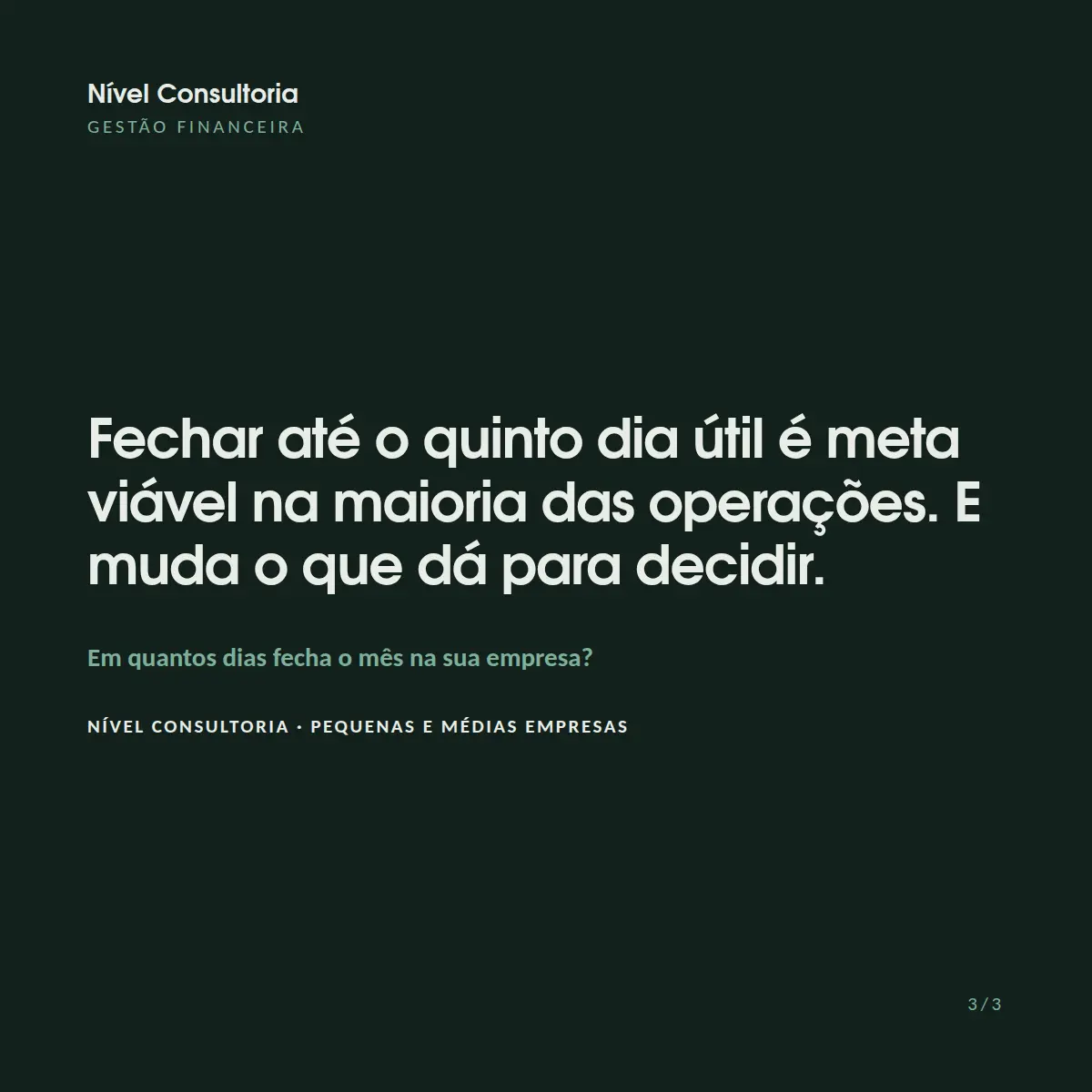 Exemplo de post de LinkedIn para Consultoria — tela 3 de 3